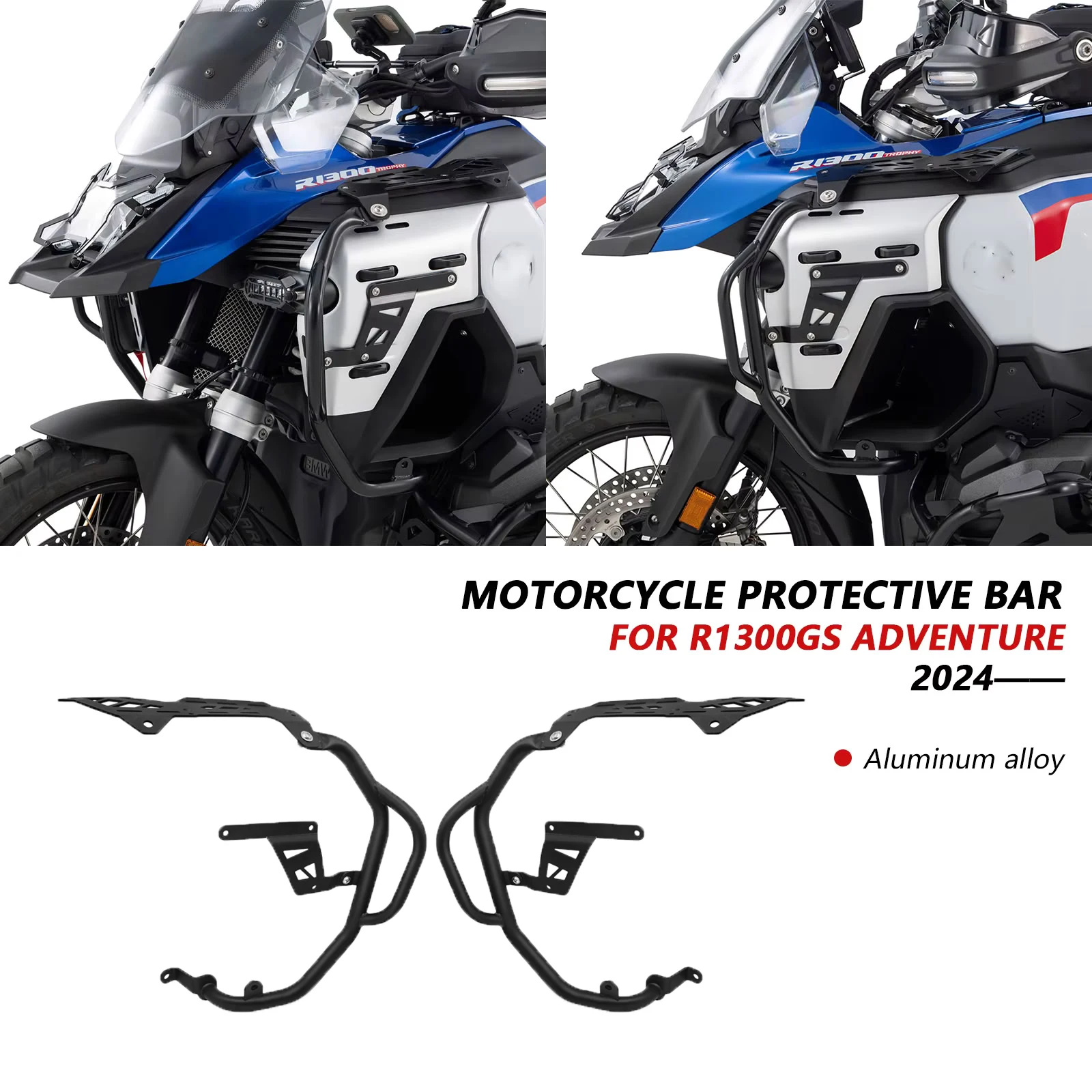 

Для R1300GS Adventure R1300 GS ADV 2024 2025 шоссе аварийная планка защита двигателя верхний бампер рама мотоцикла защита от падения