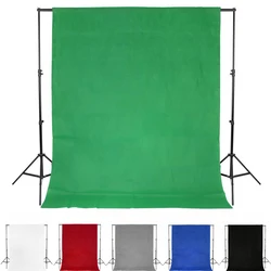 1.5x2M Photography Backdrops Non-woven Solid Color Black Green Screen Fabric Chroma Key Photo Background Cloth for Photo Studio