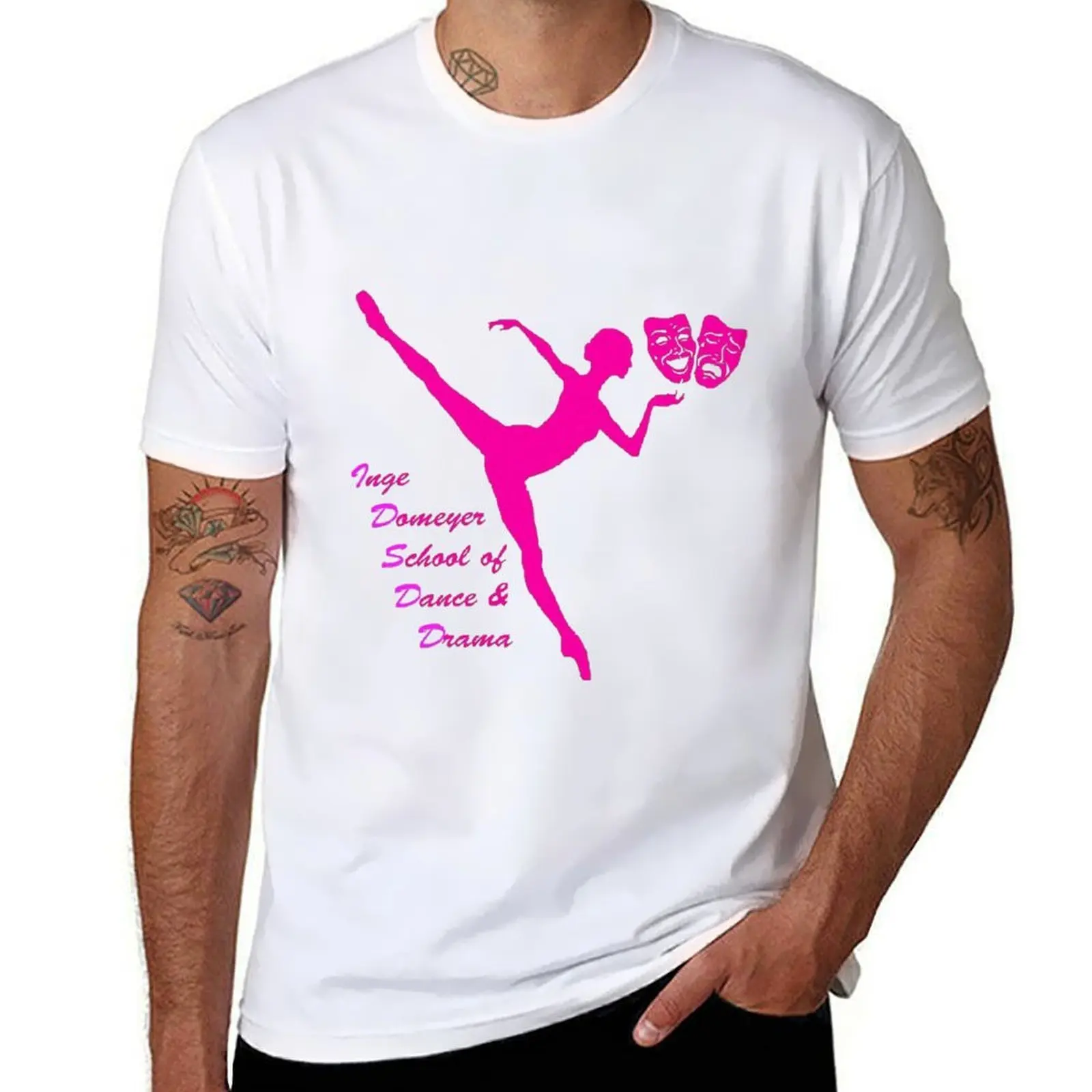 IDSD Ballet Girl T-Shirt t shirt for man 100 percent cotton t shirt man luxury T-Shirt
