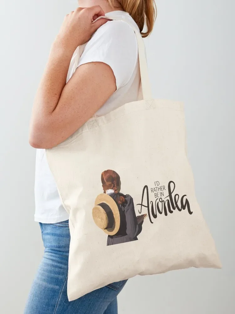 

I'd Rather Be In Avonlea Tote Bag hand bag Cloth bags Portable shopping bag Candy bags
