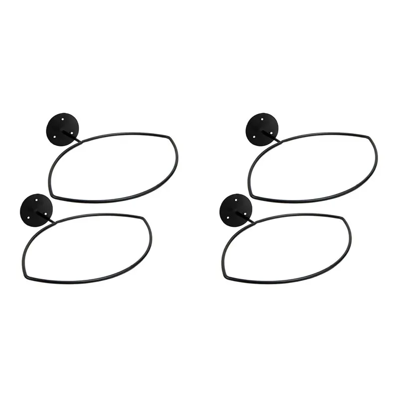 

【New User-Coupon!】4 Packs Football Holders , Wall Mount Football Holder Football Display Stand, Football Room Decoration