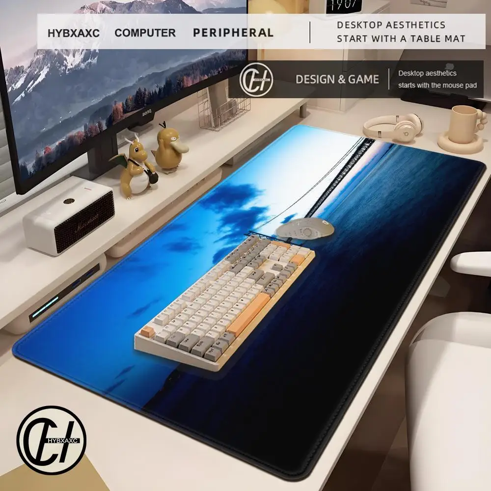 Akashi Kaikyo Bridge Mouse Pad Cute HD Desk Pad Extended Gaming Keyboard Mats Large 90x40cm XXL Gamer Mousepad