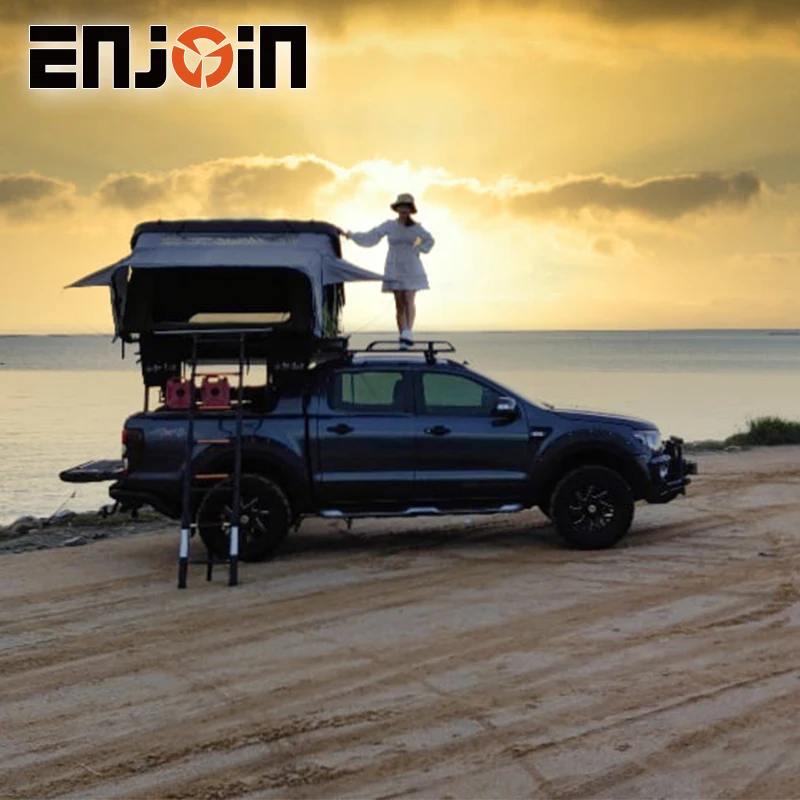 ENJOIN 2021 ABS Hard Shell Roof  Tent Camping Car Roof  Car Roof   Tent