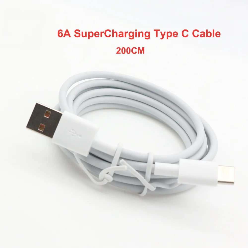 Original Huawei 6A USB Type C Cable 66W Supercharge for Huawei Mate40 Pro P50 P40 P30 Nova8 SE P20 P30 Pro Mate 30 P40 Pro 20