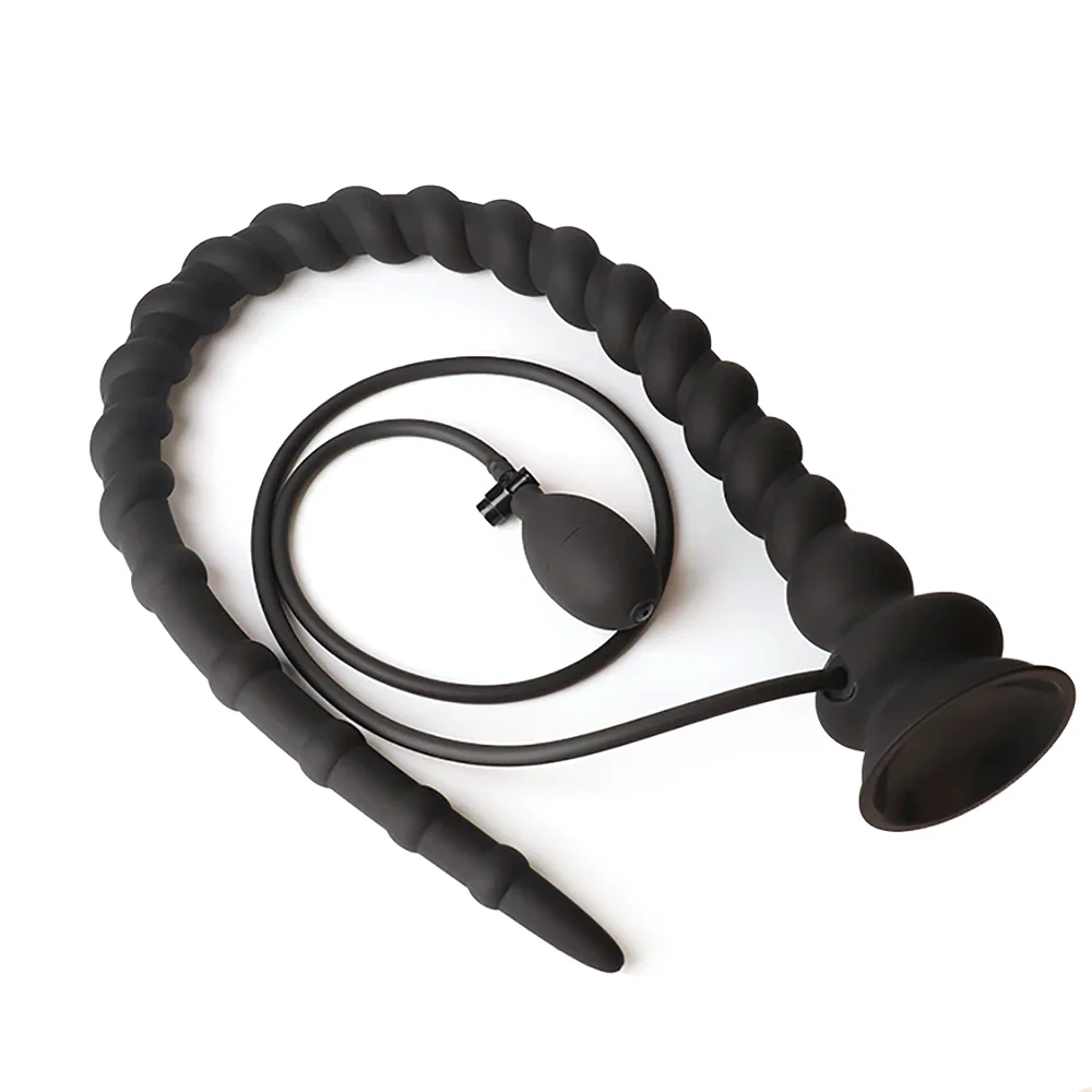 Super Long Inflatable Anal Plug 47 Inch Long Butt Plug Anal Dilation Swelling Sex Toys BDSM Gay Anus Extender Prostate Massager_voghion.com