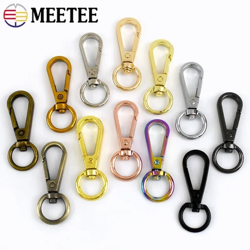 

10-100Pcs 13mm Small Carabiners Hook for Bag Strap Lobster Clasp Pet Collar Webbing Swivel Trigger Carabiner Clips Clamp Fitting