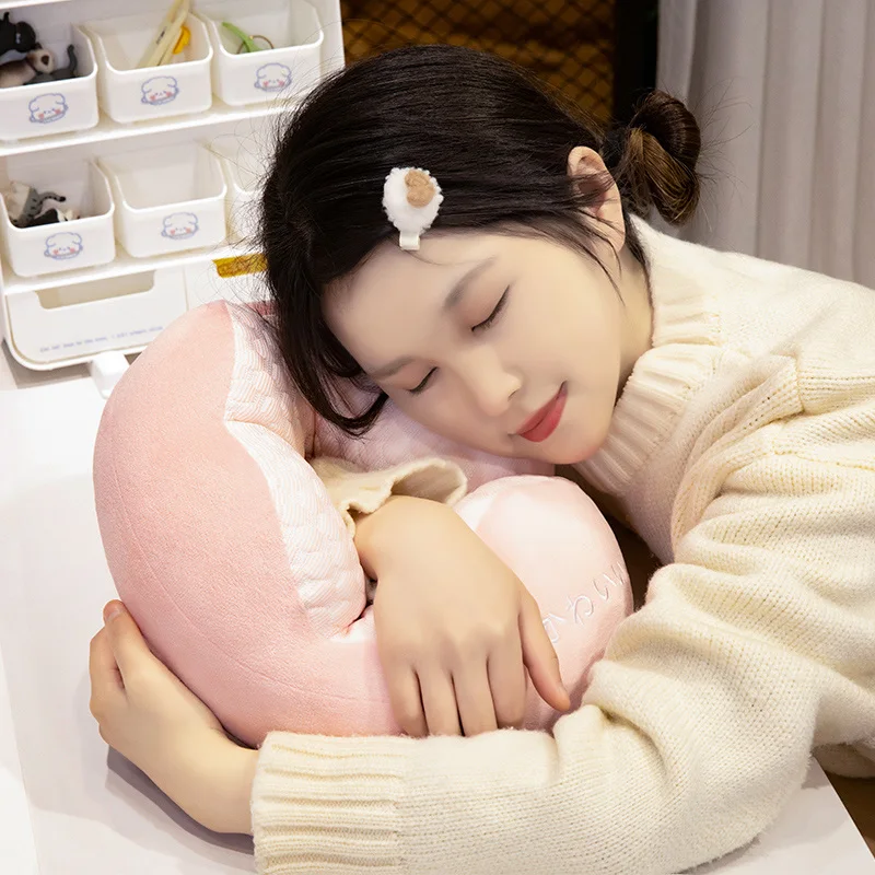 Sanrio Cartoon Anime Cinnamoroll U-Shaped Pillow Lovely Kuromi My Melody Comfortable Travel Pillow Xmas Gifts For Gifts