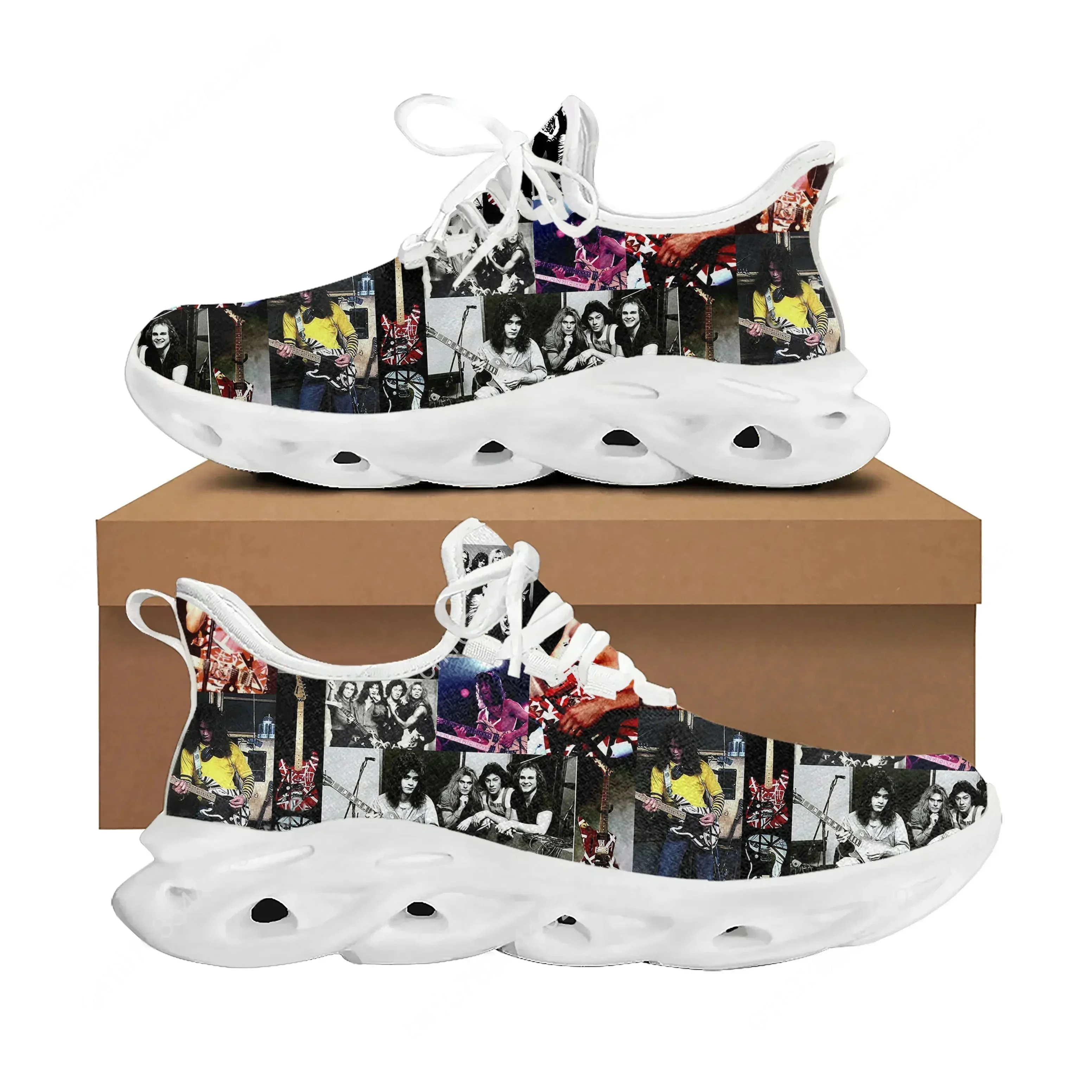 

Кроссовки Van Evh 1984 Stripes Halen для мужчин, женщин, подростков и детей, повседневные кроссовки в стиле рок-группы 5150, высококачественная обувь для пар