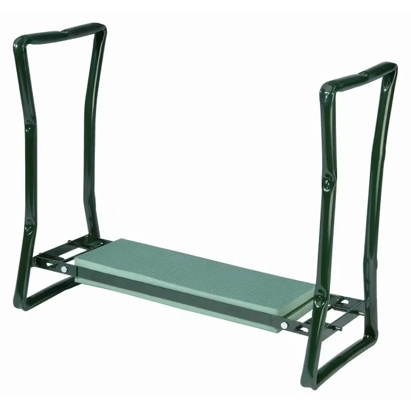 2-in-1 Portable Waterproof Foldable Garden Kneeler Pad Work Seat With 2 Tool Pouches