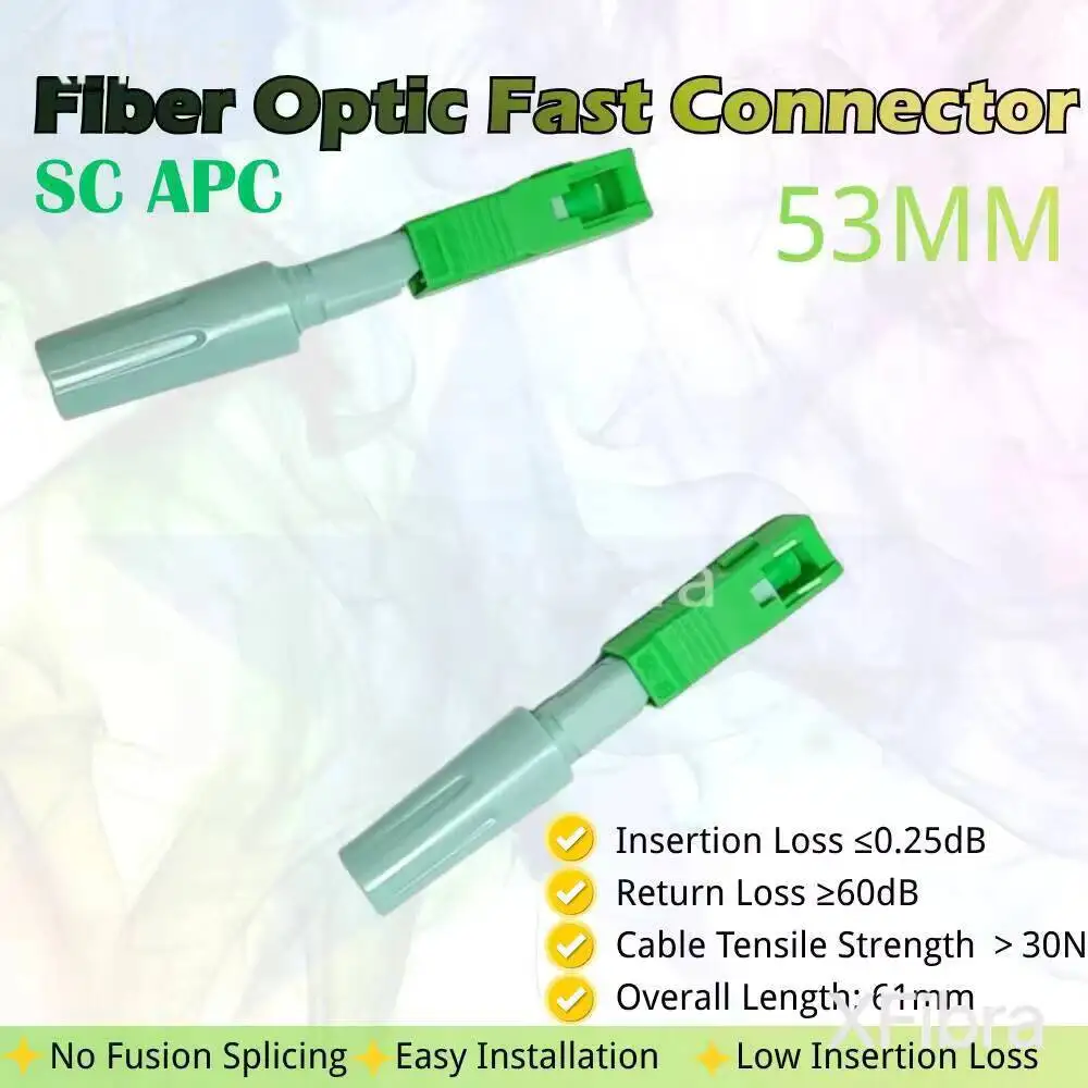 20-50pcs-conector-Optico-rapido-sc-apc-de-alta-qualidade-para-ftth-com-baixa-perda-de-insercao