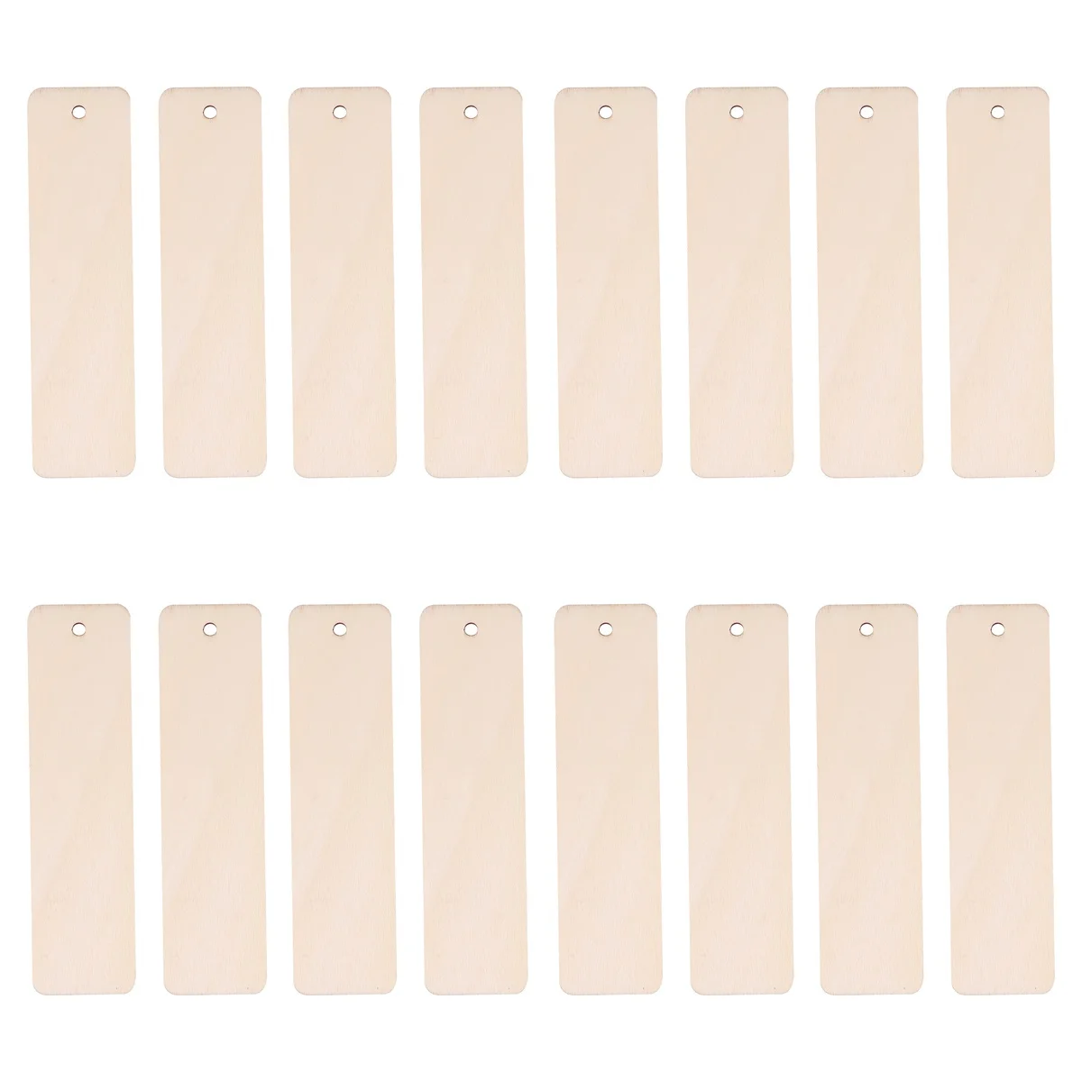 

40Pcs Wooden Square Hanging Tags Blank Wood Ornaments with Ropes for Party Crafts Classroom Decoration Stocking Labels