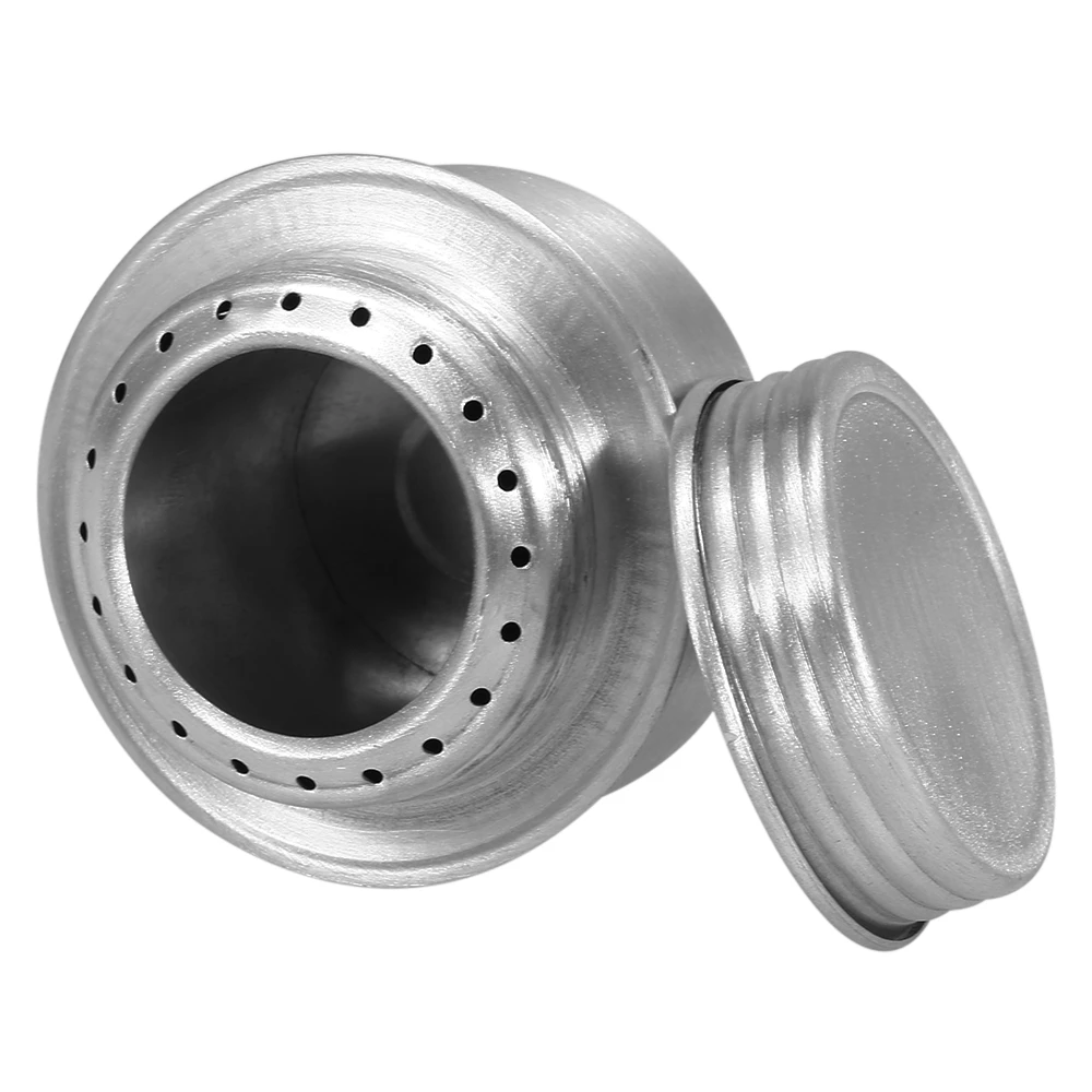 alcohol stove camping stove Portable Mini Aluminum Alloy Alcohol Stove with Lid Outdoor Camping Hiking Backpacking Cooking Stove view 6