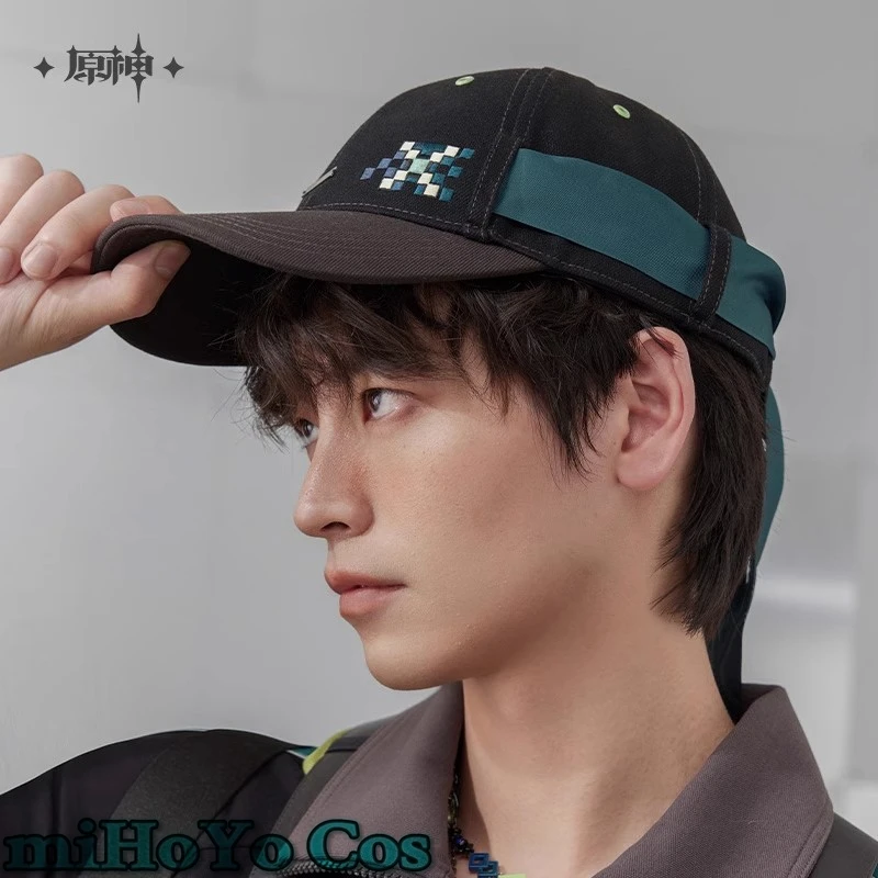 

[Genuine] Game Genshin Impact Kinich Theme Impression Series Ribbon Cowboy Basebal Anime Cartoon Sunshade Duck Tongue Hat