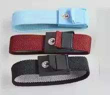 6pcs =3pairs Conductive bracelet Adjustable Wrist Strap Band for Tens DDS Meridian massage instrument with 3.5mm stud 3 colors