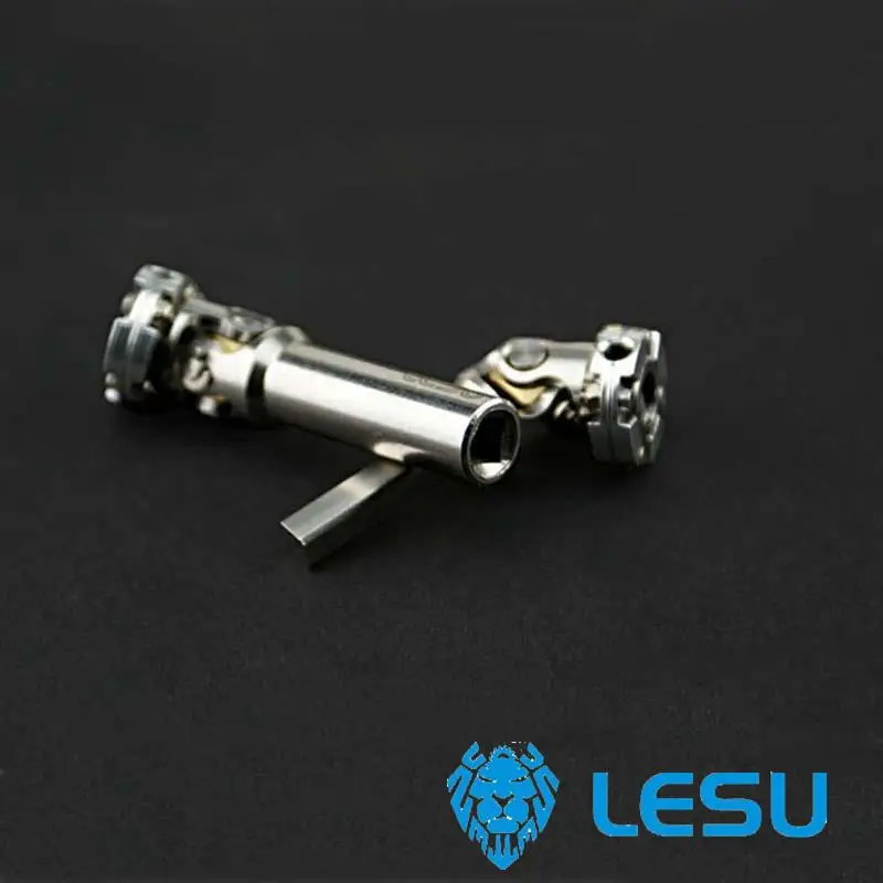 

LESU Flange Metal CVD Drive Shaft 53-66Mm For 1/14 DIY Tamiyay Tractor Dump Truck Outdoor Toys TH14435