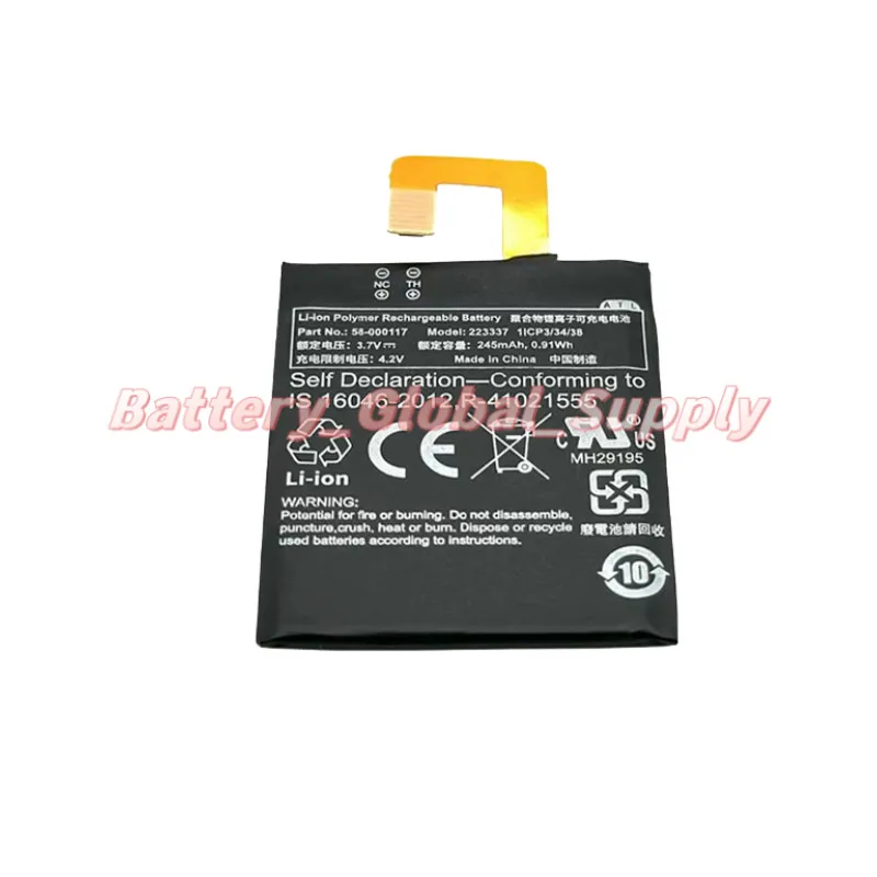 

For 6 inch Oasis Generation 58-000117 eBook Battery 3.7v 245mah -