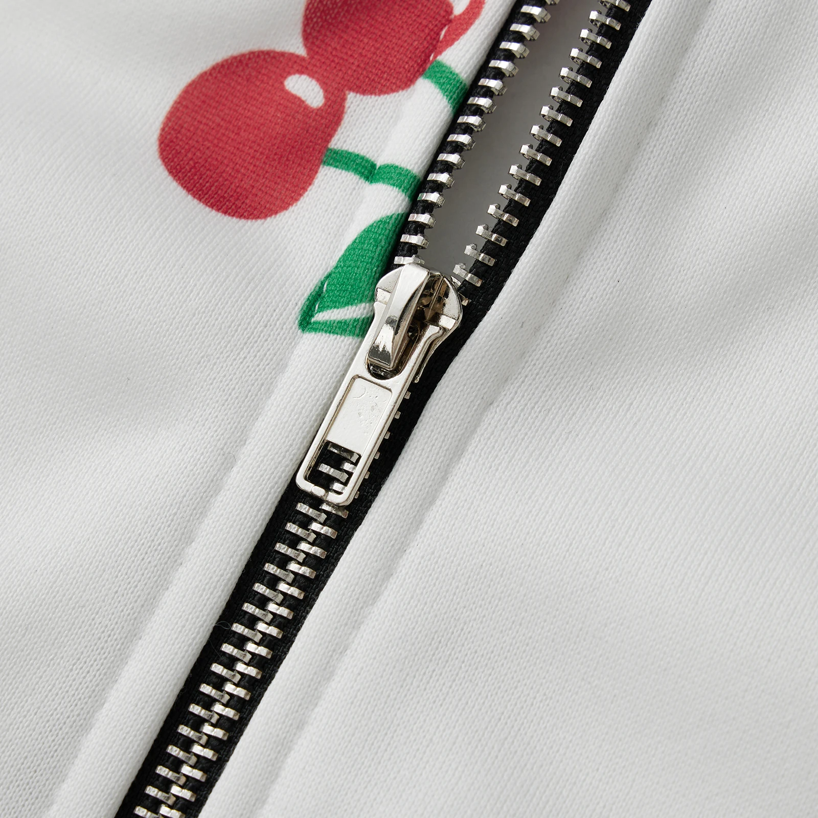 المرأة طويلة الأكمام الكرز طباعة زمم هوديي ربيع الخريف أبلى فضفاض مقنعين البلوز مع 2 جيوب