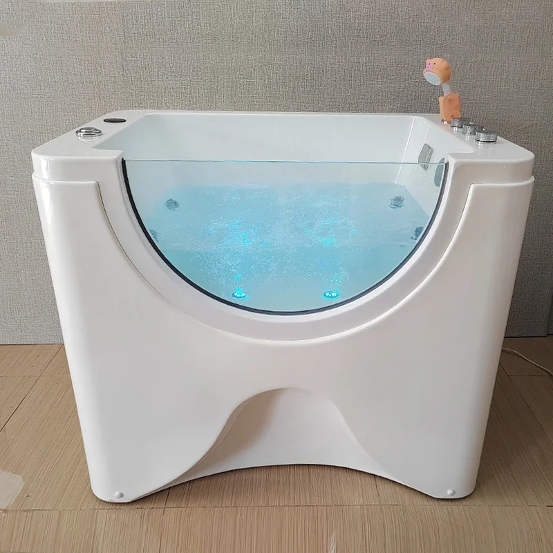 Household pet bathtub to wash cats and dogs dog tub pet constant temperature surfing massage bath pool pet store special use