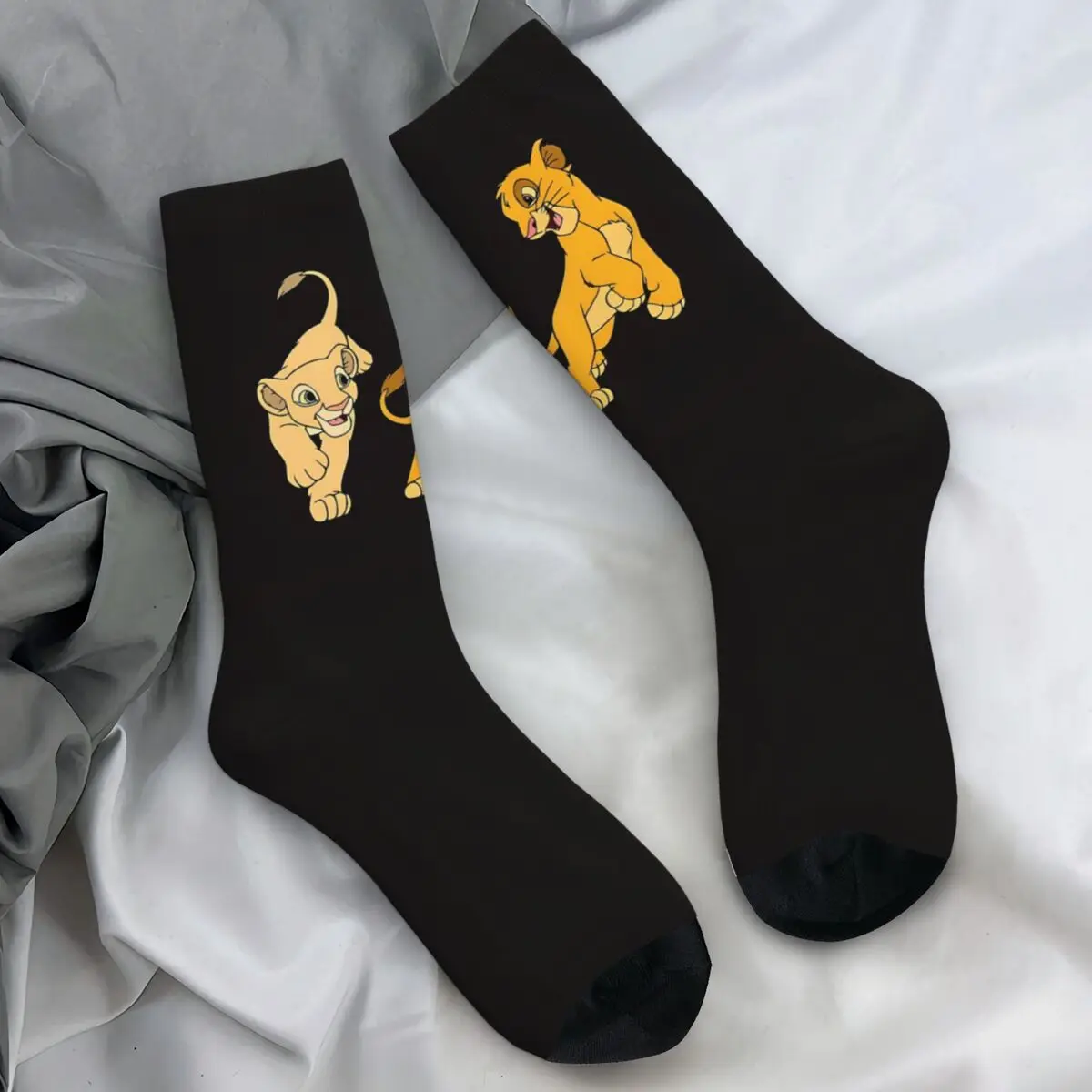 

Носки Simba King Lion, винтажные чулки, зимние противоскользящие мужские носки, теплые мягкие спортивные носки с принтом на открытом воздухе