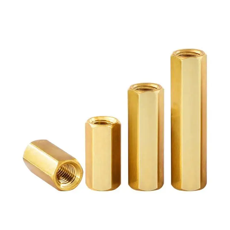 Metal Hex Female Thread Standoffs 50Pcs Durable Carbon Steel M2-M6 for PCB Electronic Assembly DIY Electronic Projects