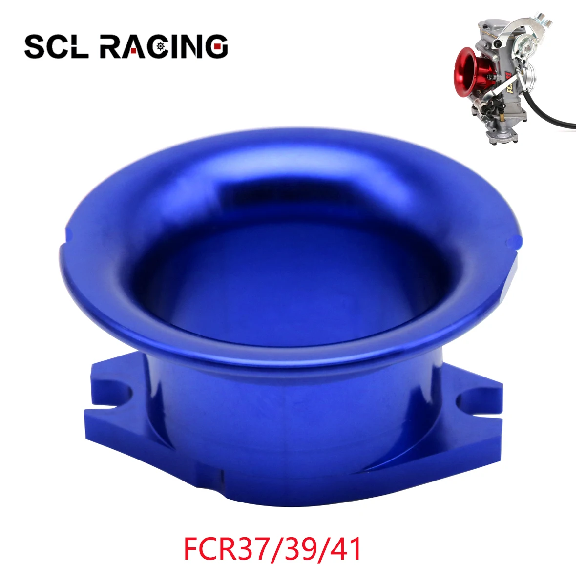 SCL Racing For Keihi FCR37/39/41 Repair Parts Velocity Stack Red For FCR Flatslide Racing Carburetor Air Funnel 1130-808-7000