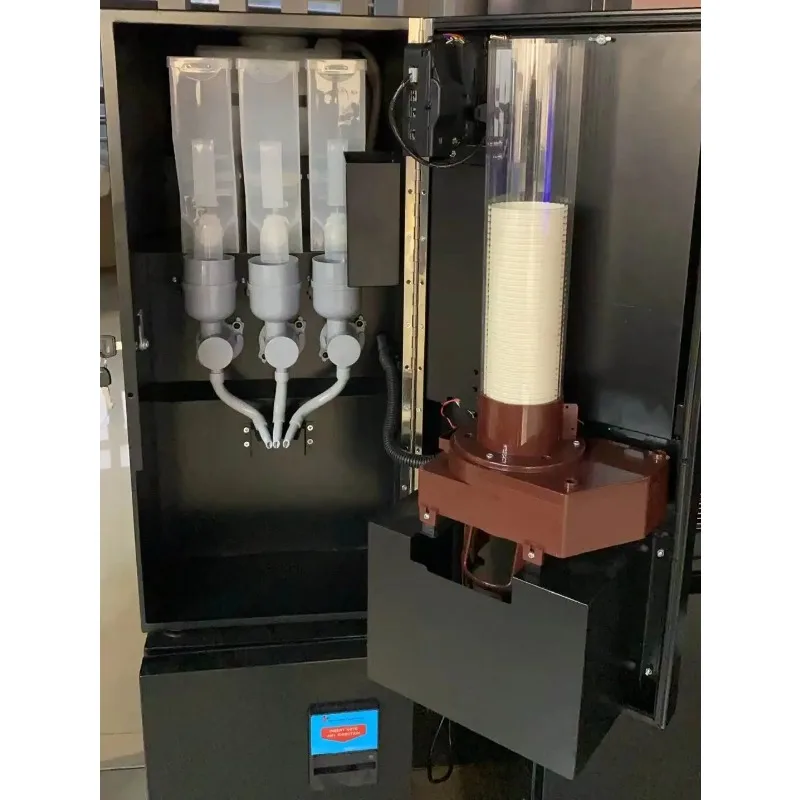 【Bestseller】 V-30SCT münzbetriebener Instantkaffee-Verkaufsautomat Heiß-Kalt-Kaffeemaschine für den gewerblichen Gebrauch Vollautomatisch Ve