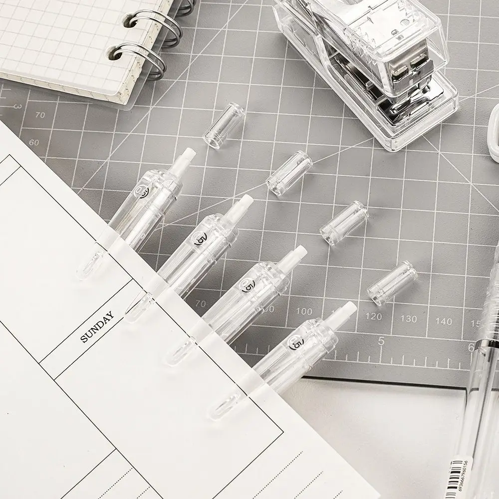 Прозрачный механический карандаш для письма и рисования, низкий центр, автоматический карандаш, простой пластиковый ведущий карандаш, товары для рукоделия