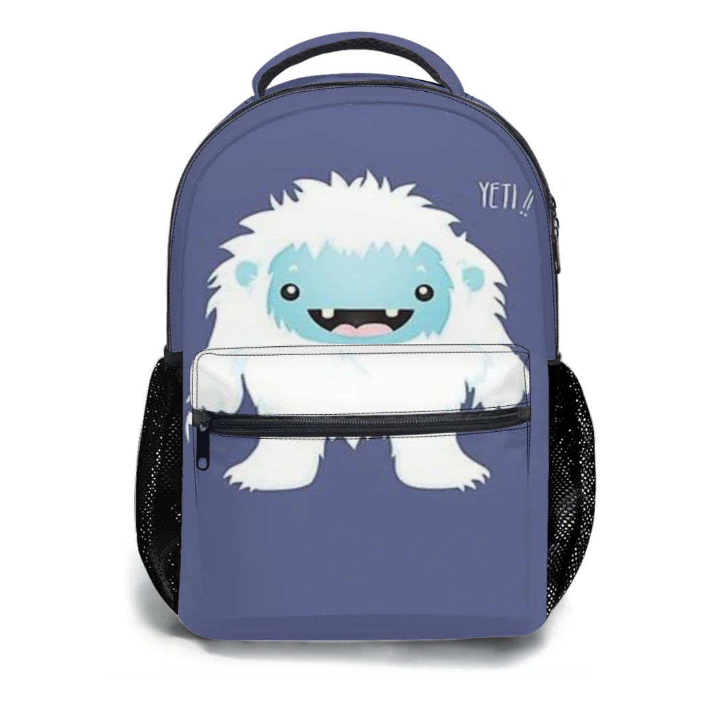 Yeti !! Voor Meisjes Grote Capaciteit Student Rugzak Cartoon School Rugzak 17Inch