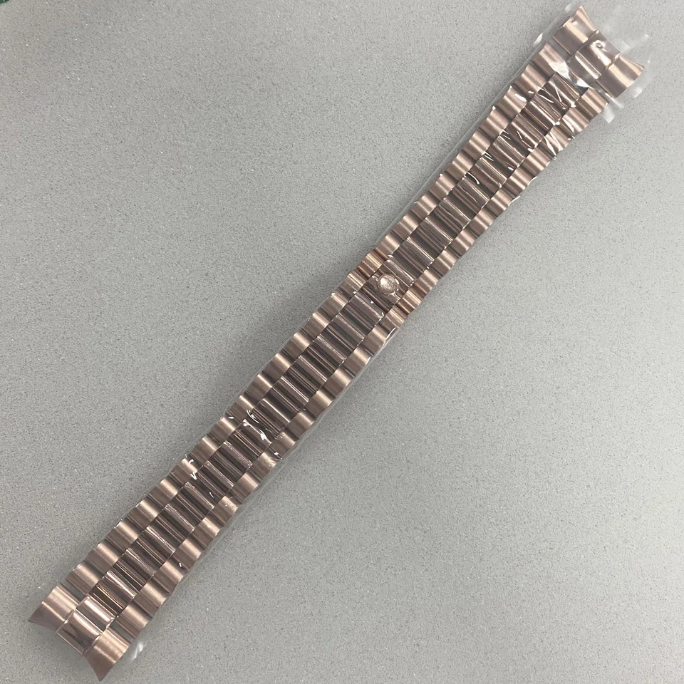 20mm Stainless Steel Solid Watch Band Strap for Rolex Watch for Oyster Bracelet Curved End Strap Replacement Wristband