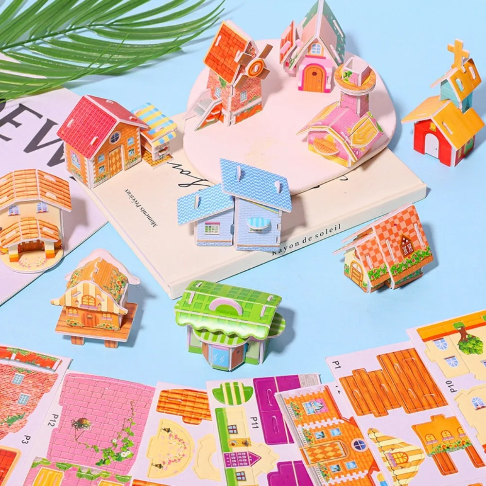 30-100 قطعة DIT تجميعها ثلاثي الأبعاد منزل الاطفال حفلة عيد ميلاد استحمام الطفل هدية بيناتا حشو رياض الأطفال مكافأة هدية حزمة #5