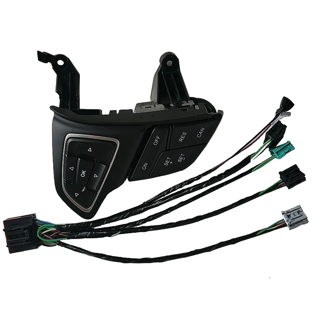 

Для Ford Focus 3 Kuga 2017, круизные кнопки, автомобильная многофункциональная кнопка управления рулевым колесом с кабелями