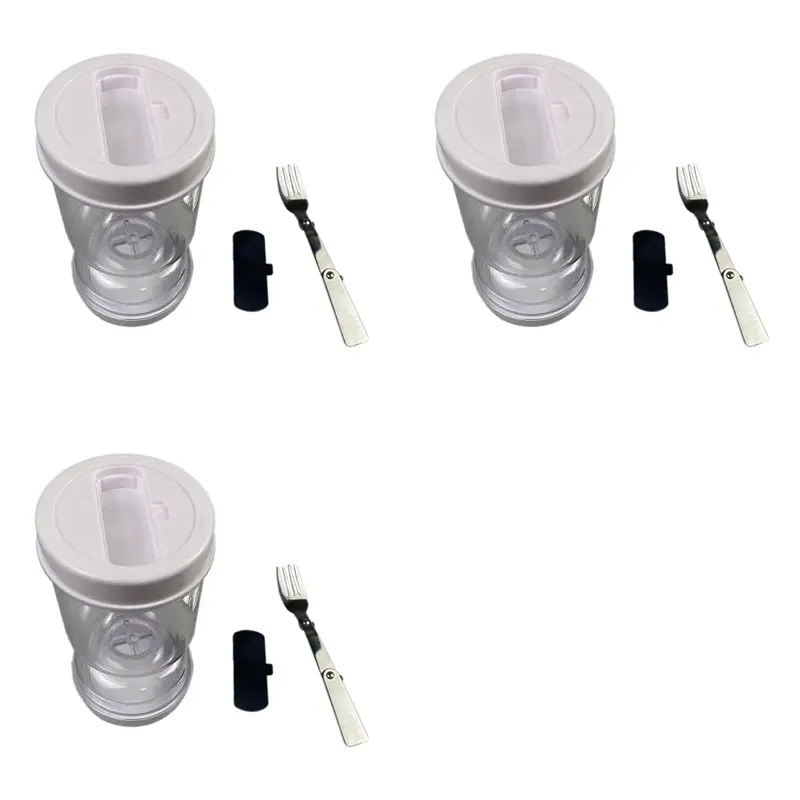 Bocaux de sablier de cornichon et d'olive A59Z-3X-pot de cornichon avec couvercle rabattable de crépine, pot de cornichon pour le stockage hermétique des aliments