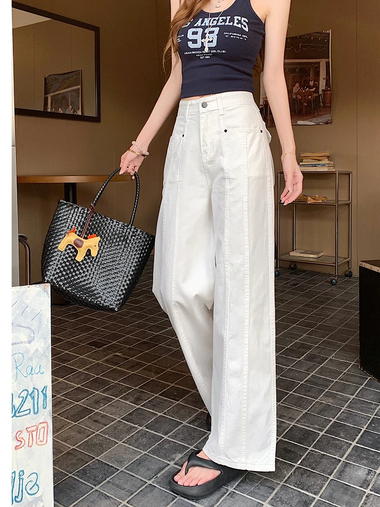 Jeans Femmes Downtown Kleding Vrouw Kwaliteit Textuur Materiaal Voel Vrouwelijke Kleding Denim Lange Mode Comfortabele Duurzame Slijtage