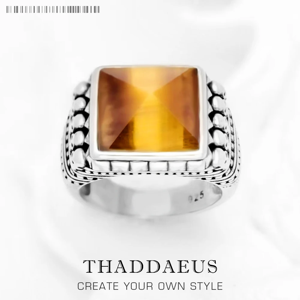 

Skulls Brown Cocktail Ring,Europe Style Fine,Jewelry For Men & Women,2022 Brand New Ethnic Gift In 925 Sterling Silver