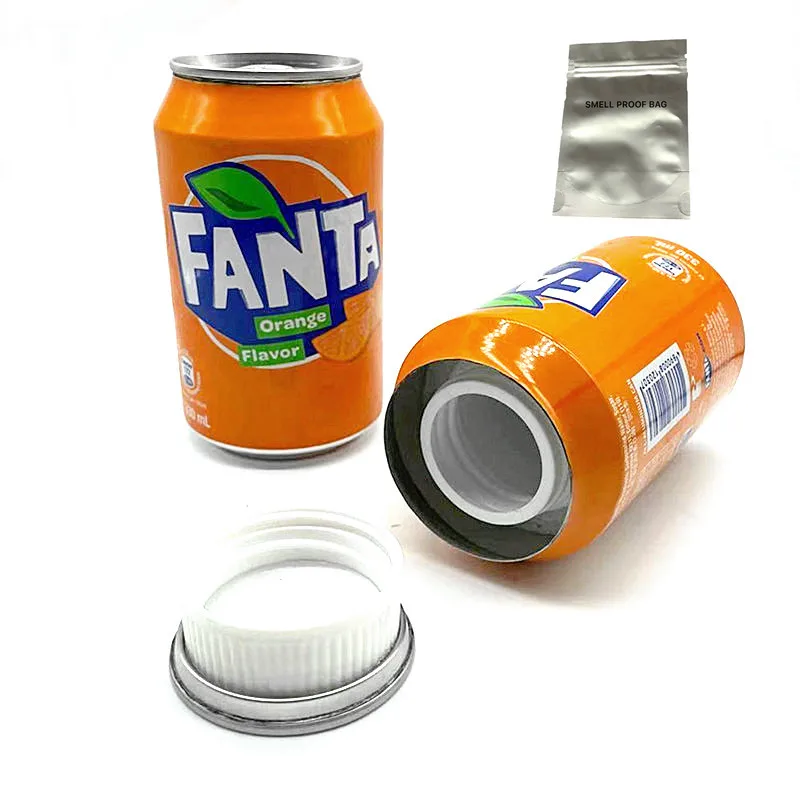1Pcs Private Spaarpot Cola Fanta Kan Fake Sight Secret Home Afleiding Stash Container Hiding Storage Compartiment Outdoor Gereedschap