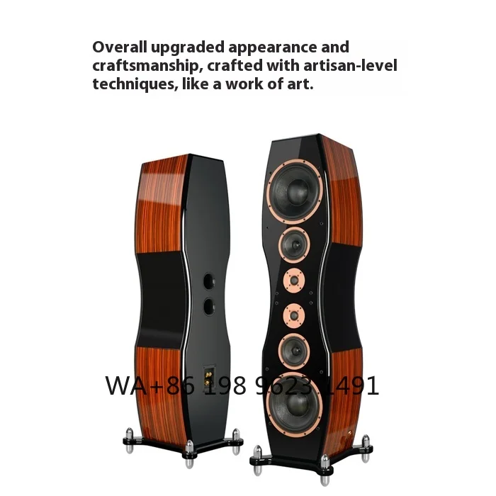 10 Inch Double Floor‑Standing HIFI Speaker 400W High Fidelity RGB LED Lighting for Home Theater Fever Audio System