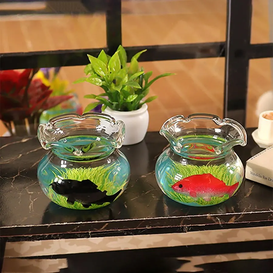 Bezauberndes Mini-Aquarium – perfekte Mikro-Landschaftsdekoration – Erstellen Sie eine bezaubernde Wasserpräsentation für Ihre Mikrolandschaft – Detail 10