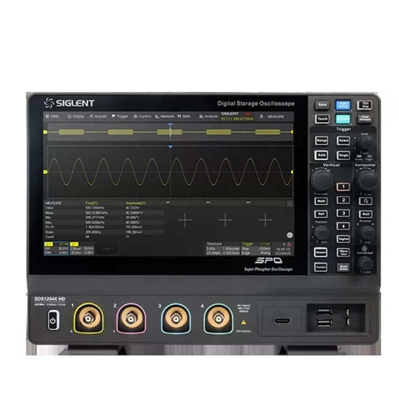 Siglent 4channel 200mhz Bandwidth Digital Storage Oscilloscope Power Supply Special Complete Machine Delivery 2ghzOscilloscope