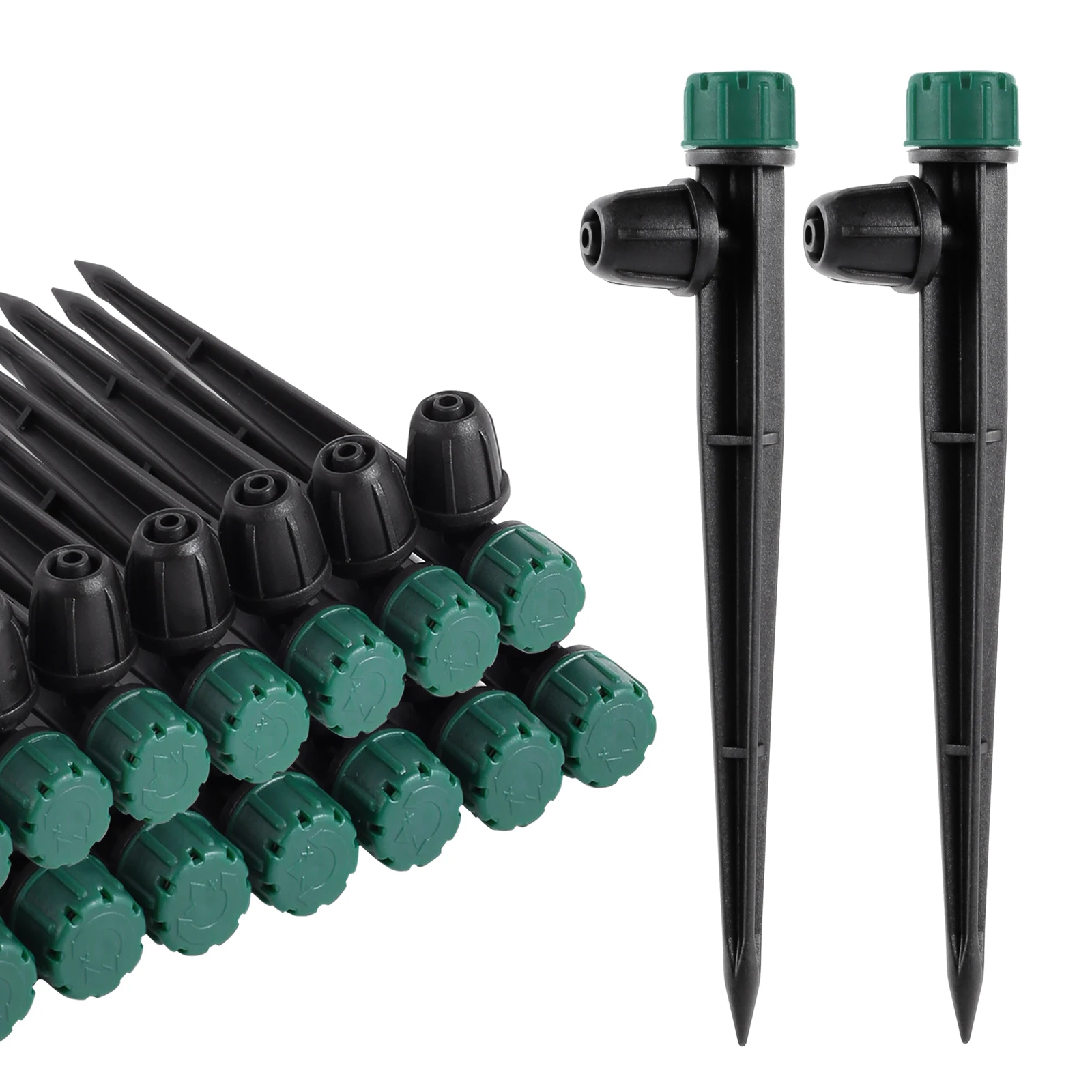 

Garden Scattering Sprinkler irrigation 360 Degree Rotating Nozzle spray sprinkler use for 1/4" Hose garden watering system