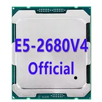 E5 2680V4 CPU Processor Xeon E5-2680V4 CPU 2.40GHz 14-Core 35M 14NM 2680 V4 2011-3 TPD 120W FOR X99 X10