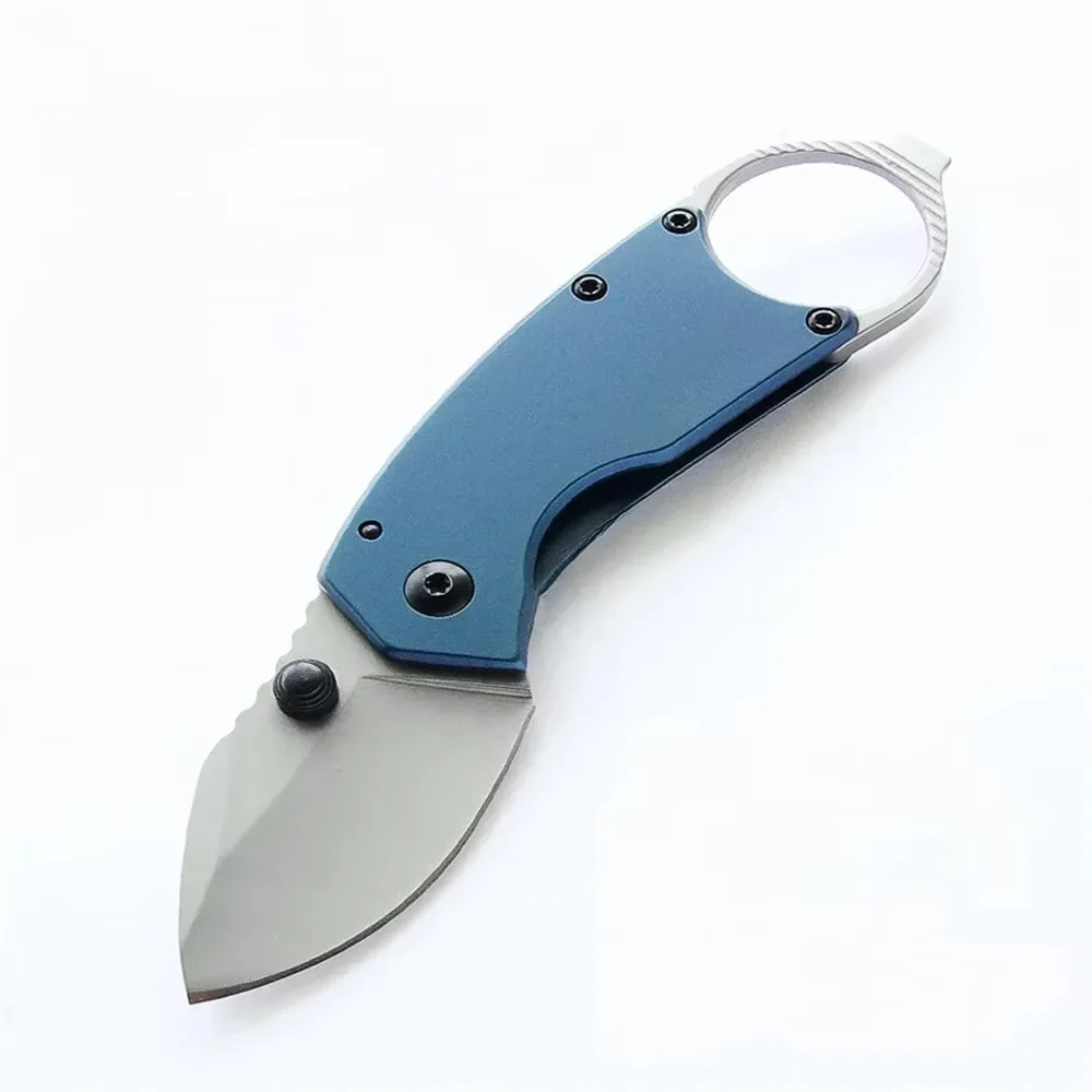 Portable Small Pocket Knife KS 8710/8750 Sharp 8Cr13Mov Steel Blade Camping Hiking Outdoor EDC Folding Knife with Bottle Opener