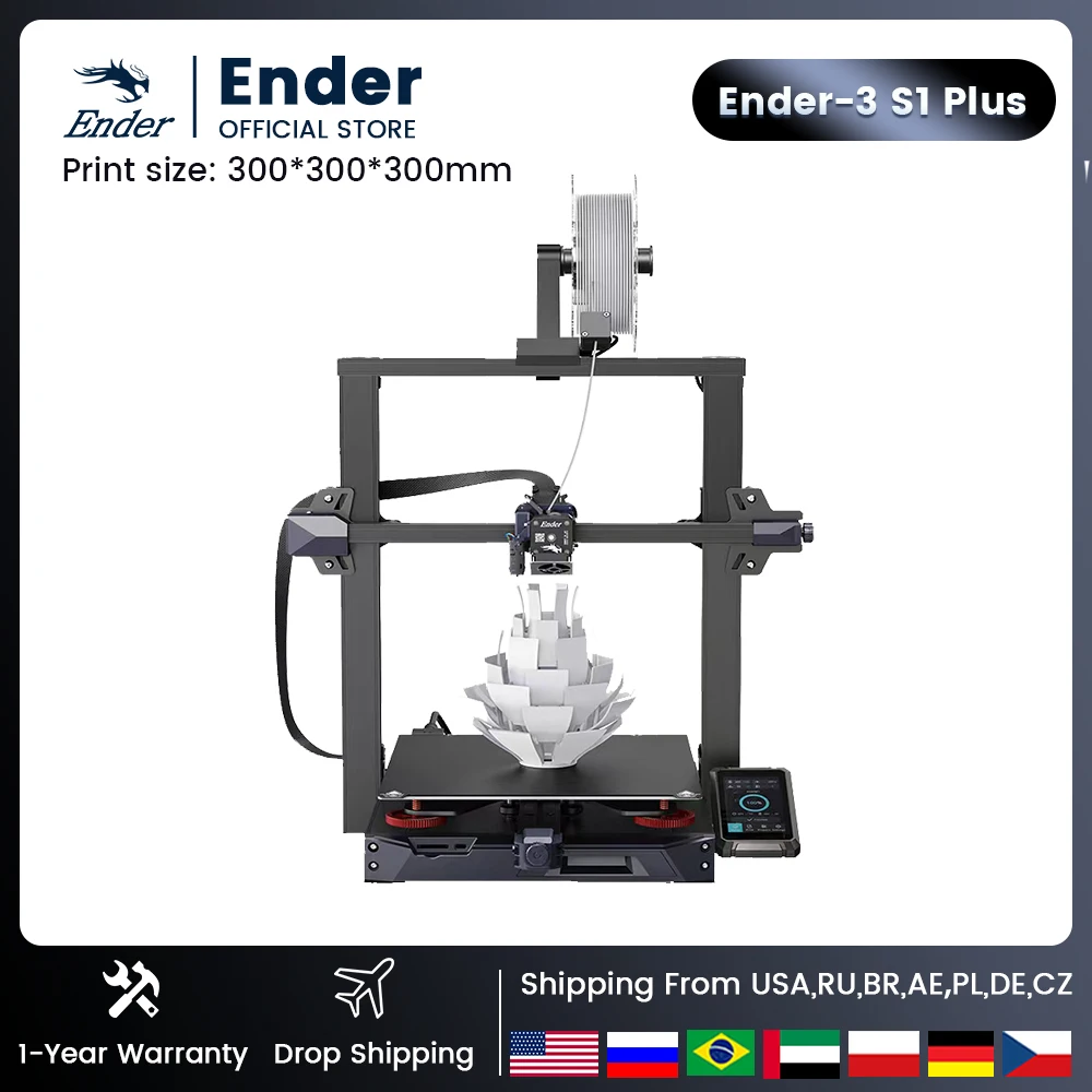 Ender-3 S1 Pro/ Ender-3 V2 NEO Impressora creality 3d Ender-3 s1/pro/plus/Ender-3 v2/Ender-3 max neo com impressão de currículo Ender-3 séries fdm