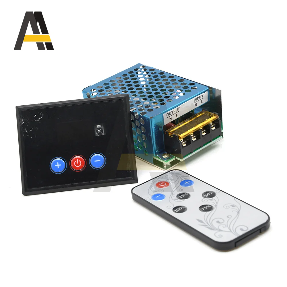 4000W AC 220V scr Digital Control Electronic Voltage Regulator with Isolated Power Supply + Buzzer Infrared Remote Control