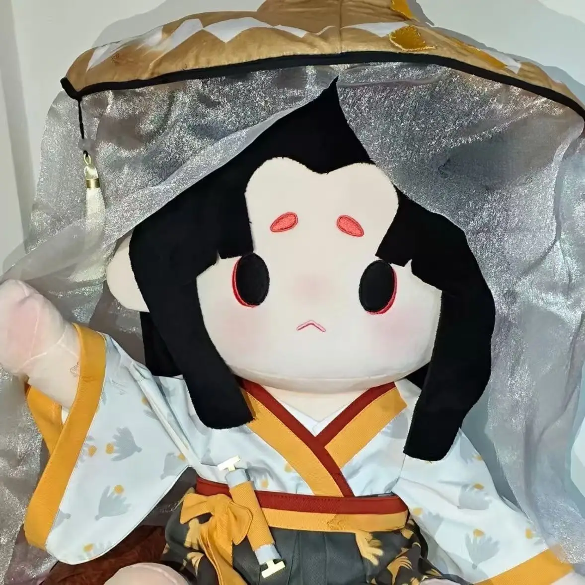 

40 см аниме идентичность V гейша плюшевая хлопковая кукла тело платье мягкая игрушка сидячая поза подушка косплей подарок