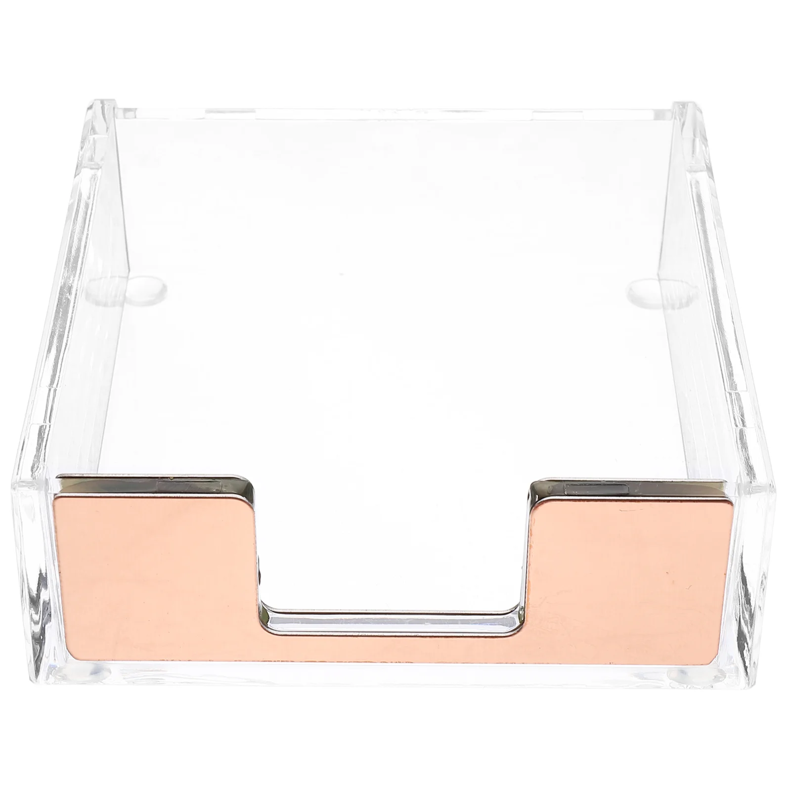 Transparente Acryl-Notizbox, Pin, Büroklammer, Aufbewahrung und Organisation, Notizblock, Behälter, Halter, Schreibtischunterlagen, Etui für den Schreibtisch