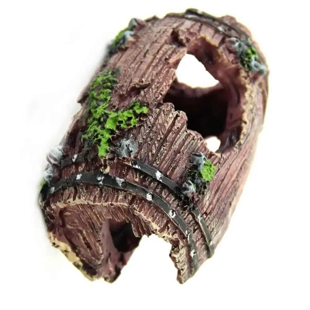 Модный аквариум, бочка из смолы, орнамент, пещера, ландшафтный дизайн, украшение для мебели