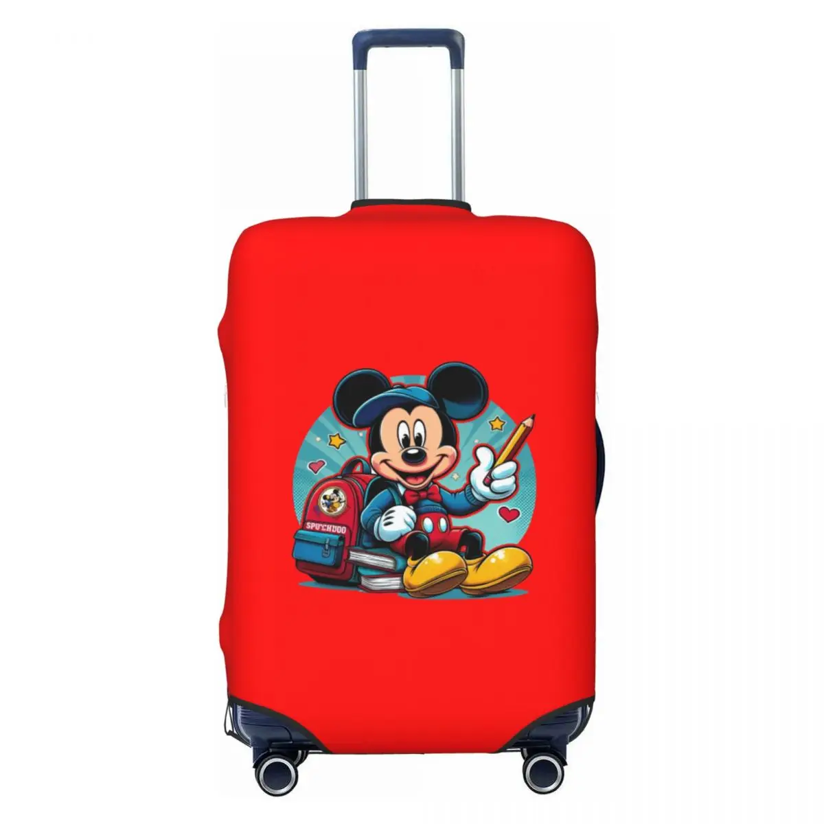 

Custom Mickey Mouse Student Luggage Cover Elastic Travel Suitcase Protective Covers Suit For 18-32 inch