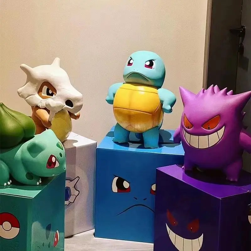 

PokéMon 1:1 Oversized Ibrahimovic Jenny Turtle Wonderful Little Fire Dragon Geng Gui Anime Figure Model Ornaments Birthday Gift