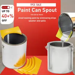 Paint Pouring Spout Compact Easy Installation Paint Can Pourer Paint Can Spout Pour Accessory for 1 Gallon Paint Can Container