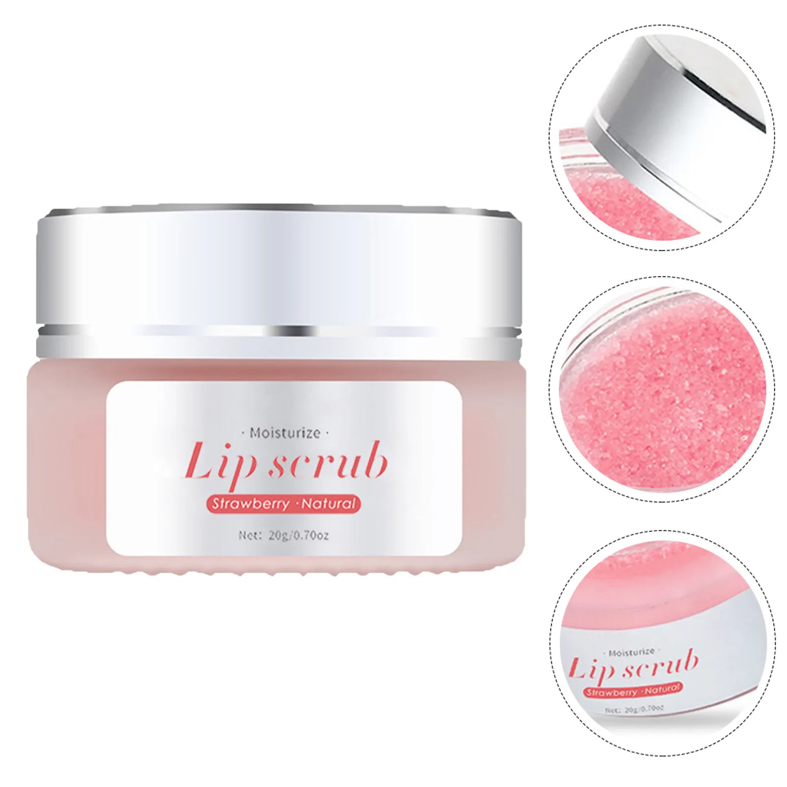 Exfoliante Labial Humectante de 20G con Fórmula Exfoliante para Reparación de Labios, Crema Nutritiva para el Cuidado Diario de los Labios para Mujeres